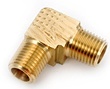 116AM-B BRASS FITTING<BR>1/4" NPT MALE ELBOW